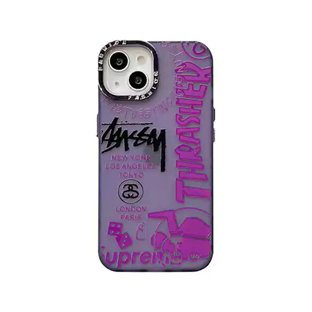 流行り面白い ステューシースマホケース iphone 16 ケース 衝撃吸収ソフトゴームstussy iphone 15 ケース 低価格高品質コピー専門店