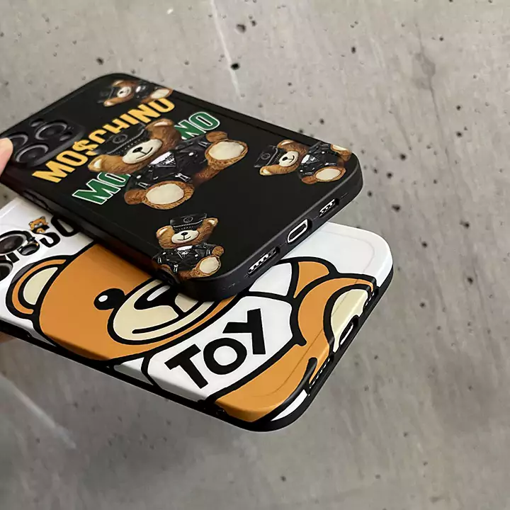 アニメブランドロゴMoschino iPhone16  ポリエチレンケース/ファッション薄型モスキーノ iPhone16 pro ケース販売/ブランドMoschinoスマホケース全機種対応
