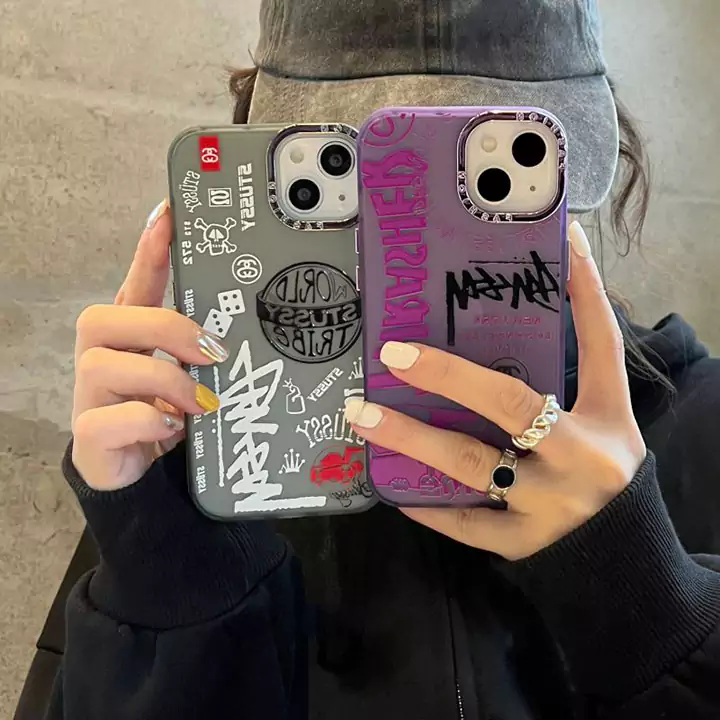 流行り面白い ステューシースマホケース iphone 16 ケース 衝撃吸収ソフトゴームstussy iphone 15 ケース 低価格高品質コピー専門店