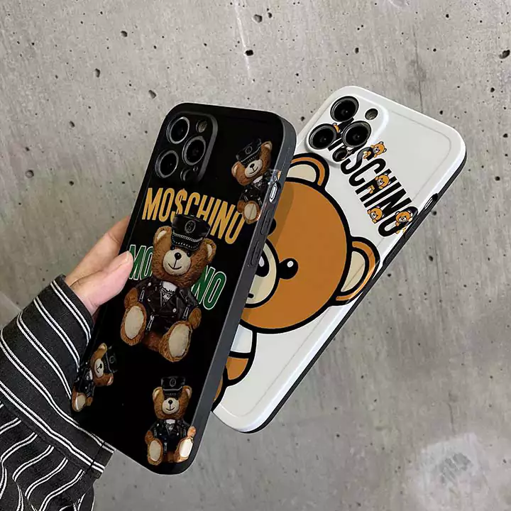 アニメブランドロゴMoschino iPhone16  ポリエチレンケース/ファッション薄型モスキーノ iPhone16 pro ケース販売/ブランドMoschinoスマホケース全機種対応
