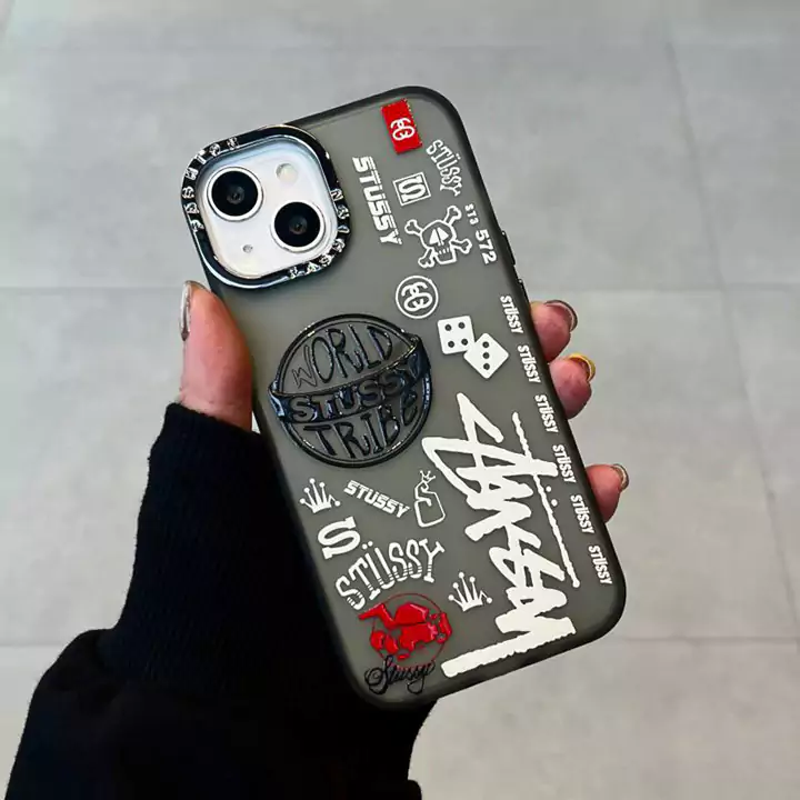 流行り面白い ステューシースマホケース iphone 16 ケース 衝撃吸収ソフトゴームstussy iphone 15 ケース 低価格高品質コピー専門店
