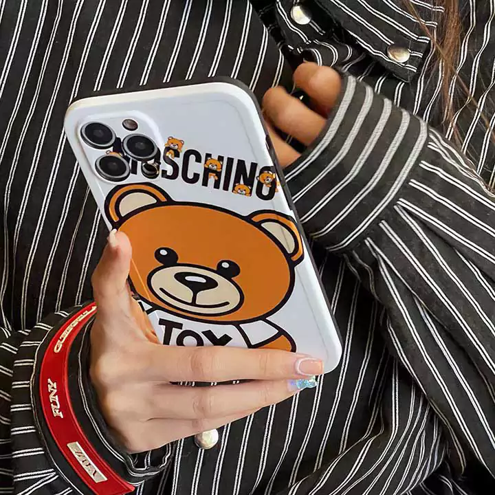 アニメブランドロゴMoschino iPhone16  ポリエチレンケース/ファッション薄型モスキーノ iPhone16 pro ケース販売/ブランドMoschinoスマホケース全機種対応
