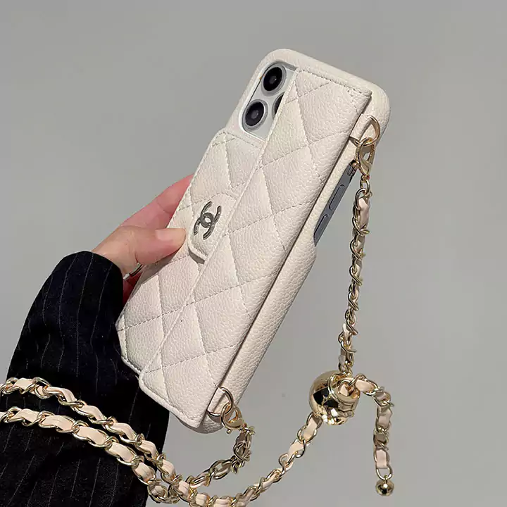 高级シャネル iphone 16 pro ケース ライチテクスチャファッションブランド chanel  iphone 16 スマホケース 皮製チェック柄シャネル iphone 15 ケース ショルダー かわいいブランドロゴchanel iphone ケースカード収納 斜めがけ